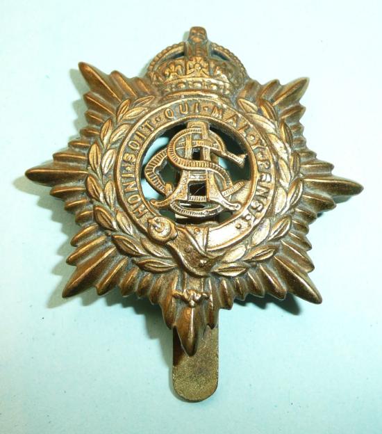 WW1 Army Service Corps ( ASC) Brass Cap Badge