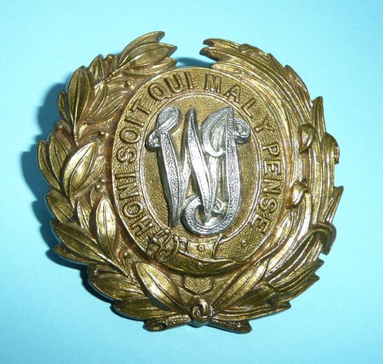 West Indies - West India Regiment Bi-Metal Helmet / Pagri Badge