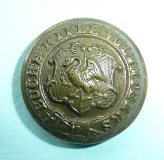 1st Bucks (Buckinghamshire) Rifle Volunteer Corps All Ranks Bronzed Button