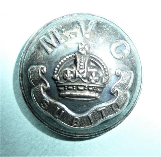 WW1 Motor Volunteer Corps (MVC) Officers Silver Plated Button