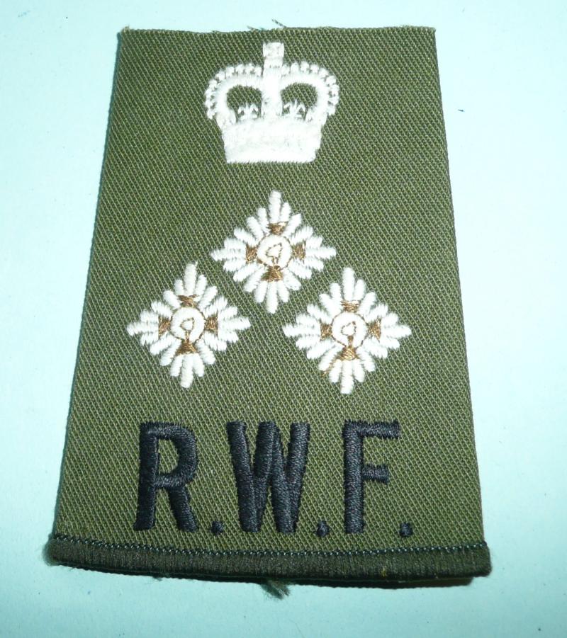 Brigadiers Rank Slide Royal Welsh Fusiliers (RWF) - Brigadier Charles Hince