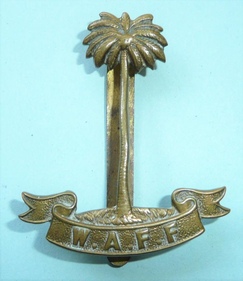 West African Frontier Force (WAFF) Brass Cap Badge  - Dowler