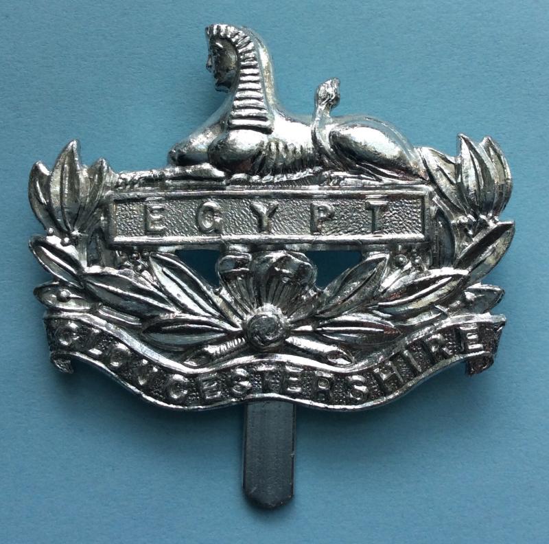 Gloucestershire Regiment Staybrite Anodised Aluminium Cap Badge - Firmin London