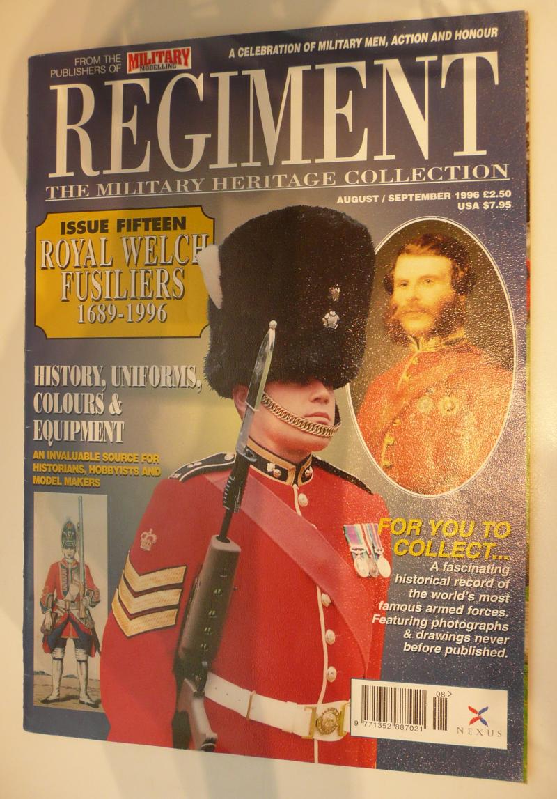 The Regiment Magazine - Royal Welsh Fusiliers Number 15 in the series, published 1996