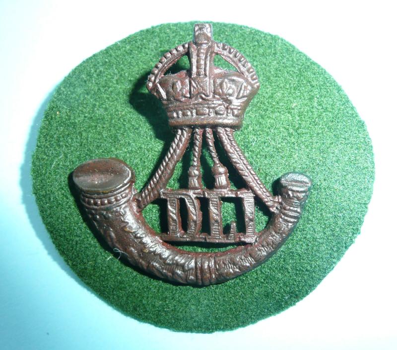 Durham Light Infantry DLI Officers OSD Bronze Cap Badge