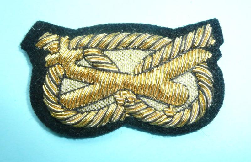 The Quartermaster S Store Mercian Regiment Glider On Stafford Knot On Black Back Cloth