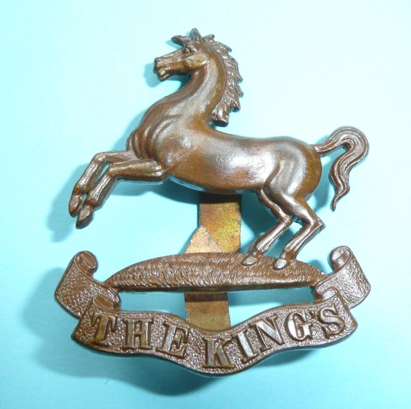 The Kings Regiment (Liverpool) Officers OSD cap badge - Jennens