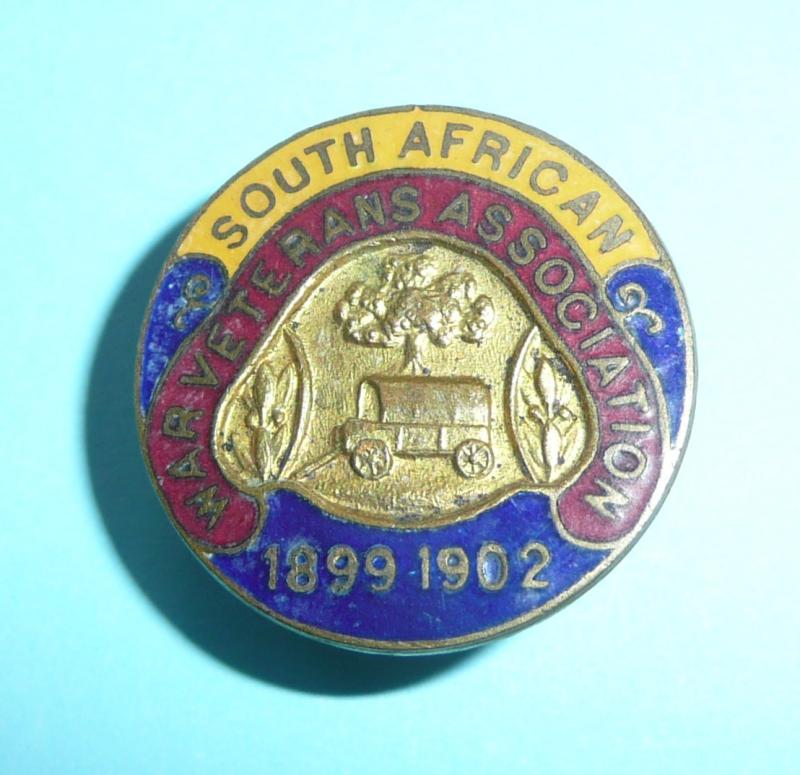 South African (SA) Boer War Veterans Enamel and Gilt Lapel Old Comrades (OCA ) Badge