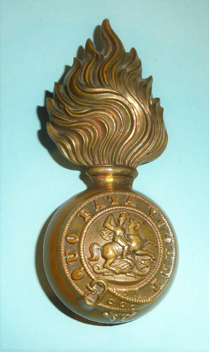 Northumberland Fusiliers Other Ranks Fusilier Grenade Cap Badge
