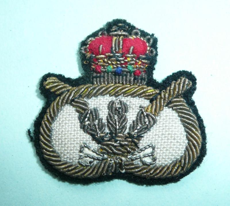 Staffordshire Regiment Officers Bullion Mess Dress Collar Badge