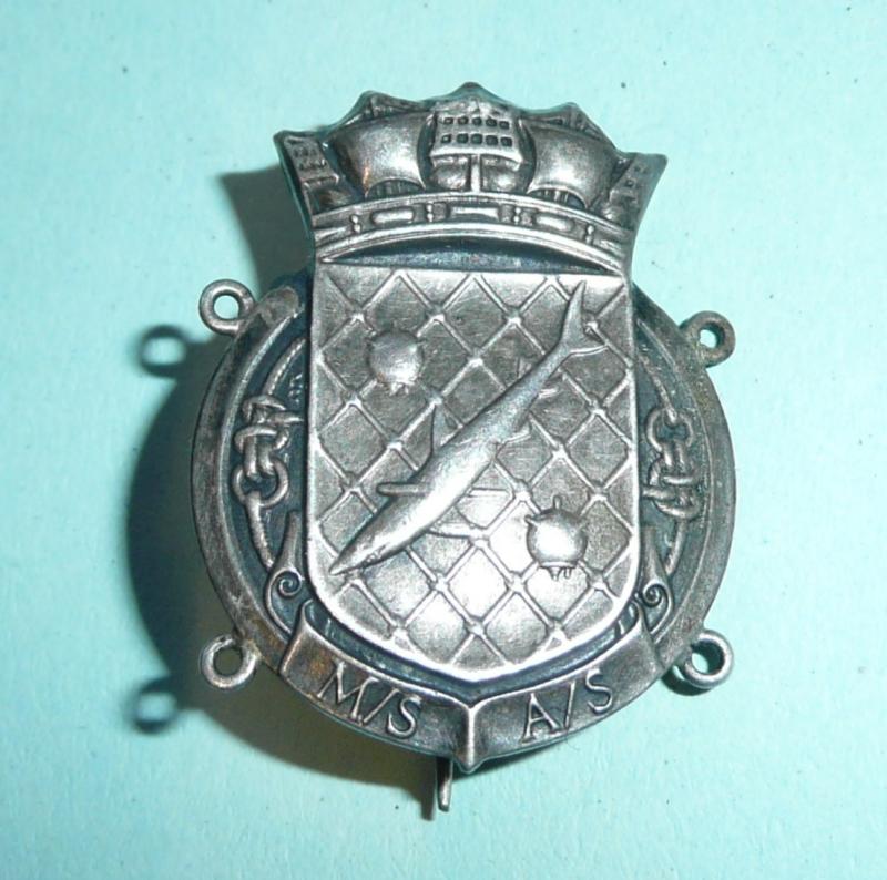 WW2 Royal Naval Patrol Service Minesweeping Anti Submarine Badge