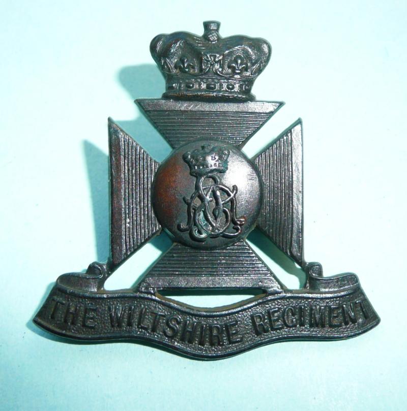 The Wiltshire Regiment Officers OSB Bronze Cap Badge - Blades - Gaunt