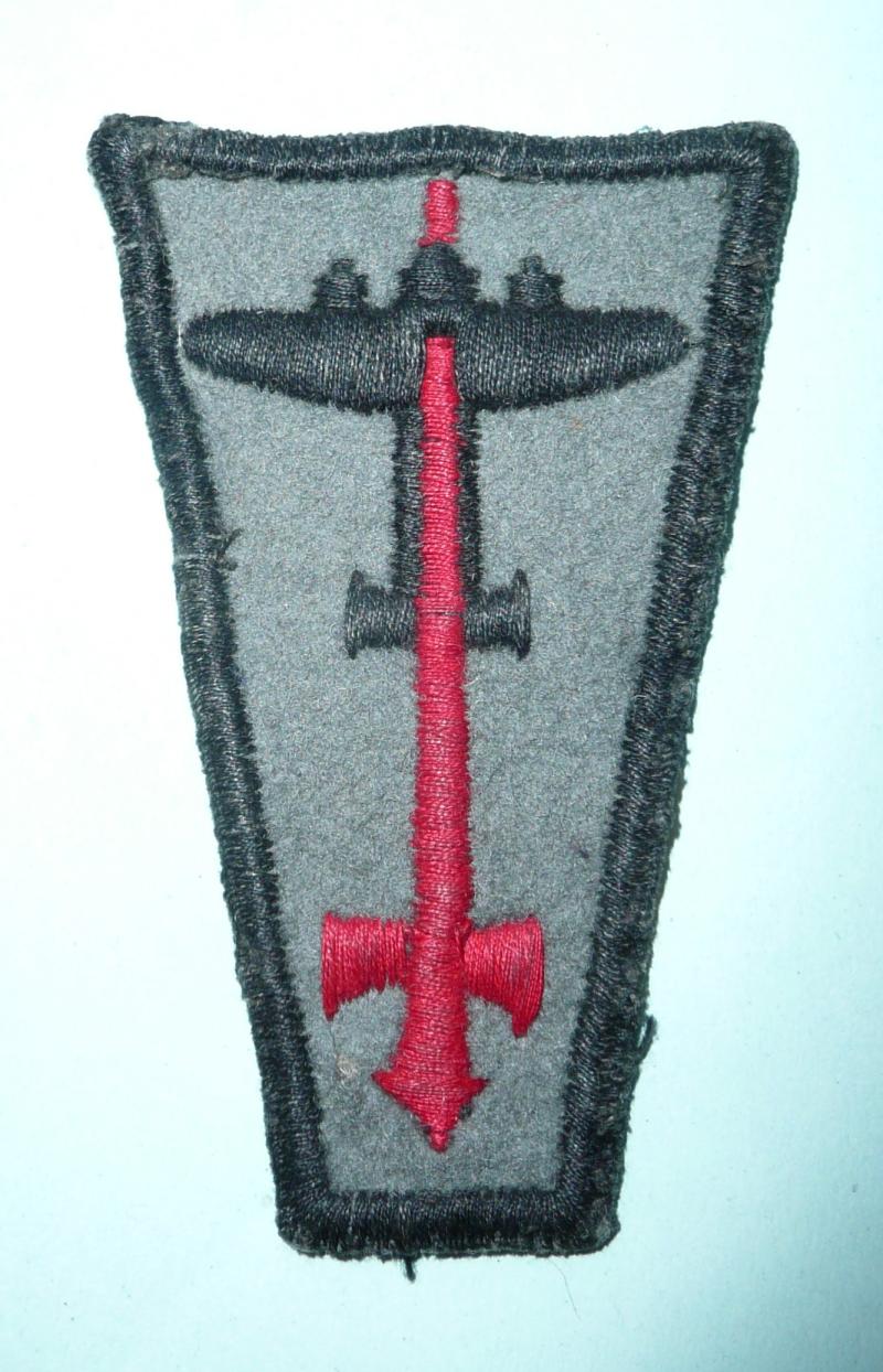 WW2 1st Anti-Aircraft Division 2nd Pattern Embroidered Cloth Formation Sign