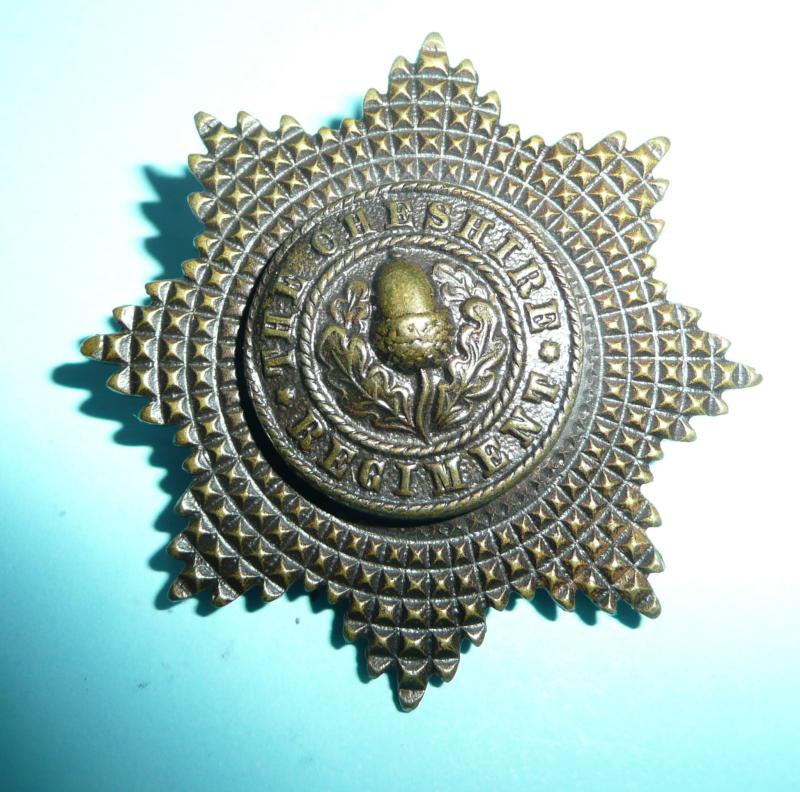 Cheshire Regiment Officers OSD Bronze Cap Badge