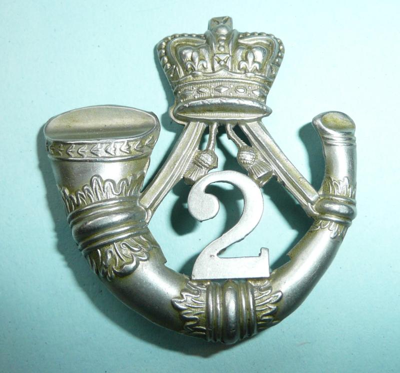 2nd Administrative Battalion Northumberland Rifle Volunteers (Muscians) Shako / Forage Cap Badge