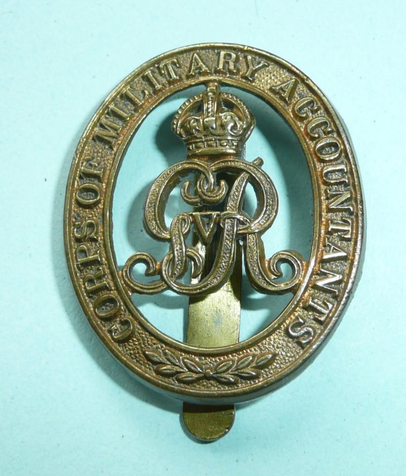 Corps of Military Accountants (GV) Brass Cap Badge