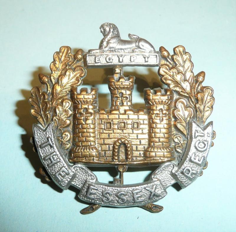 The Essex Regiment (44th & 56th Foot) - Victorian / Edwardian Regimental Castle Pattern Other Ranks Cap Badge