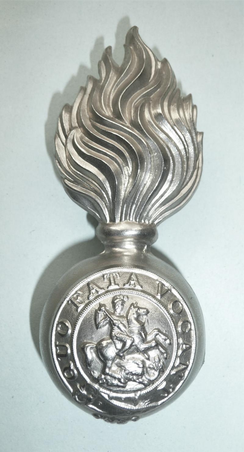 2nd & 3rd Volunteer Battalions / Territorial Battalions Northumberland Fusiliers Other Ranks White Metal Fusilier Cap Grenade