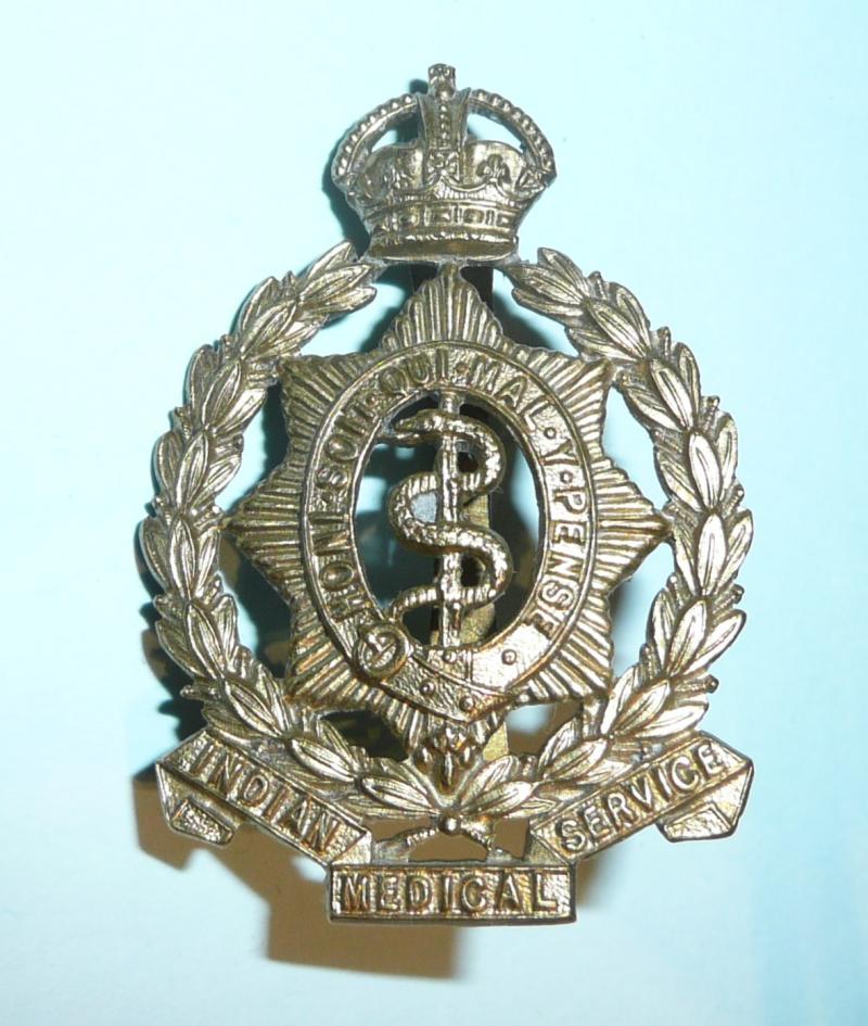 WW1/WW2 Indian Medical Service Officers OSD Cap Badge - Blades