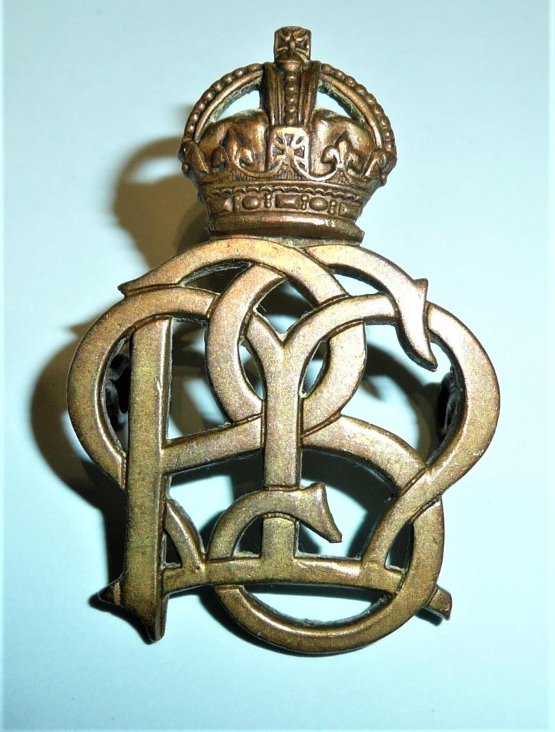 WW1 Home Front - Almeric Paget's Massage Service Corps (PMS) Cap Badge