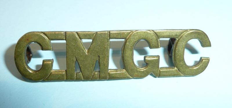 Canada - Canadian Machine Gun Company (CMGC) Brass Shoulder Title