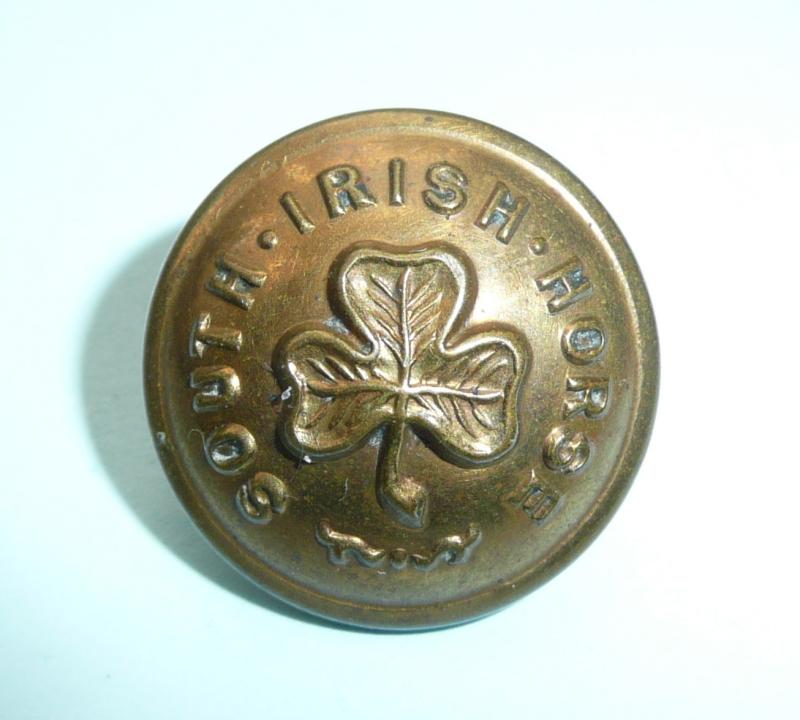 South Irish Horse (Yeomanry) Officers Medium Pattern Gilt Brass Button