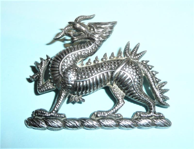 Royal Berkshire Regiment Officers Silver Pagri Badge