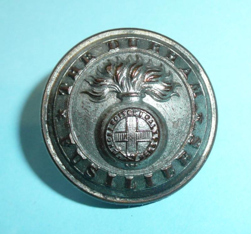 1st South Durham (Durham Fusiliers) Militia Officer's Silver Plated Large Pattern Button