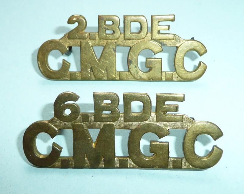 2 & 6th Brigades CMGC Titles - Maker marked