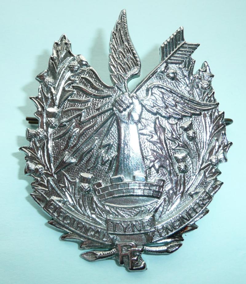 Scarce Tyne Electrical Engineers Chrome Pipers Badge