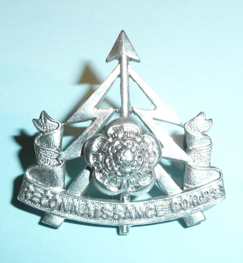 Yorkshire Recce Collar Sized officer's Field Service Cap / Collar Badge