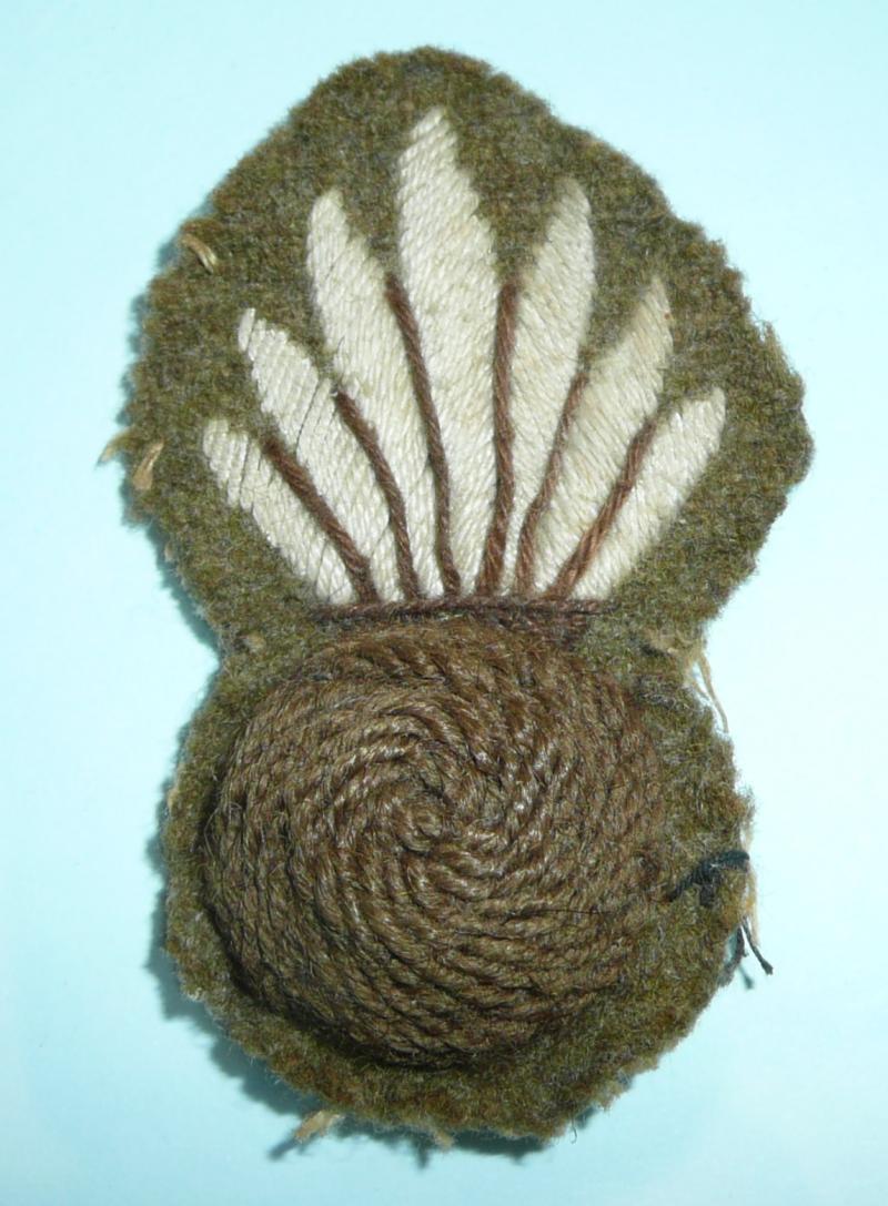 WW2 Royal Engineers Embroidered Padded Ball Khaki Grenade