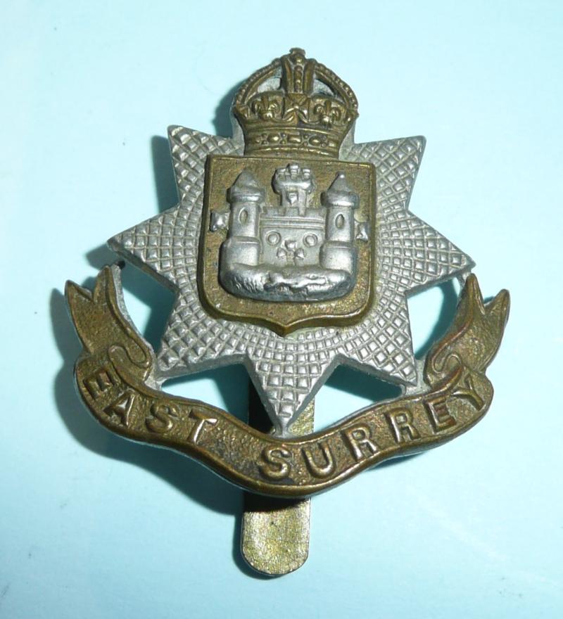 Small Pattern East Surrey Regiment Beret Badge - Buttons Ltd