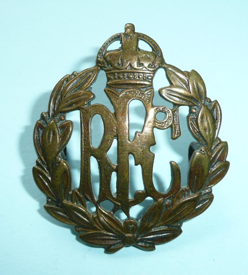 Royal Flying Corps (RFC) Other Ranks Gilding Metal Cap Badge