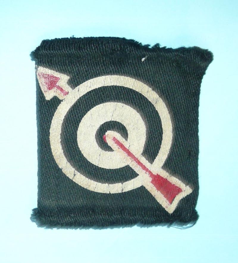 WW2 6th Anti-Aircraft Division Painted Cloth Formation Sign (South East Coast)