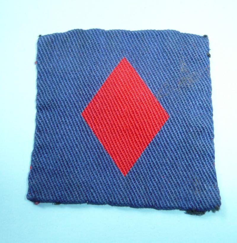 WW2 61st Infantry Division Printed Cloth Formation Sign Badge