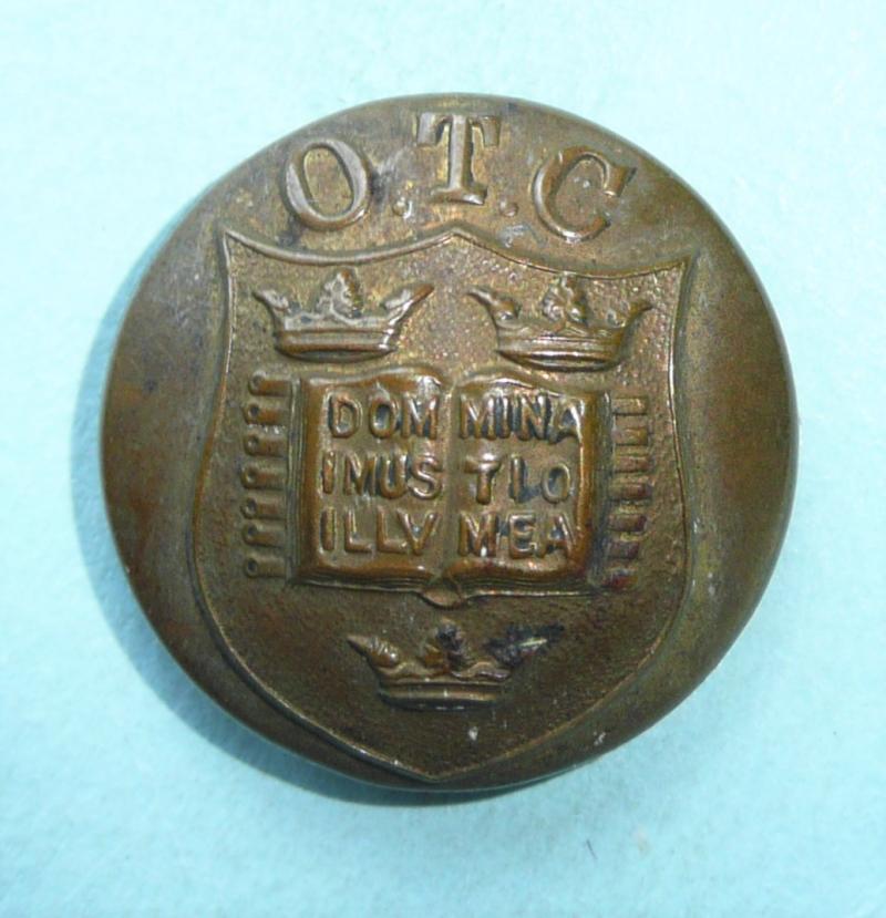 Oxford University Officer Training Corps OTC Large Pattern Bronzed Brass Button