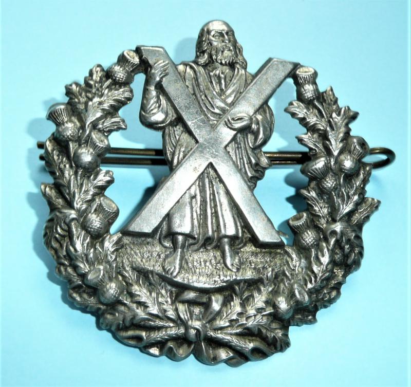 79th Foot (Cameron Highlanders) White Metal Pre 1900 Glengarry Badge