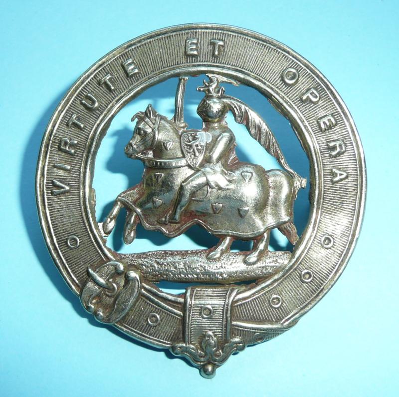 6th Black Watch (Royal Highlanders) - Fifeshire Volunteer Battalion White Metal Glengarry Badge