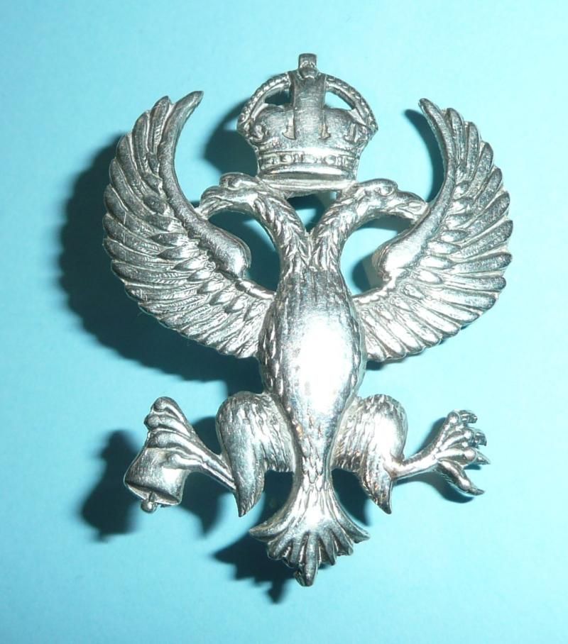 Lanarkshire Yeomanry NCO's Silver Plated Arm Badge