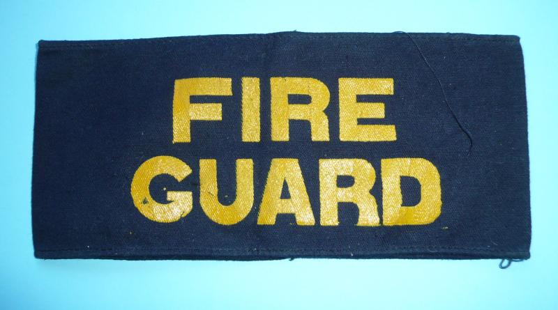 WW2 Home Front - Fire Guard Arm Band Brassard