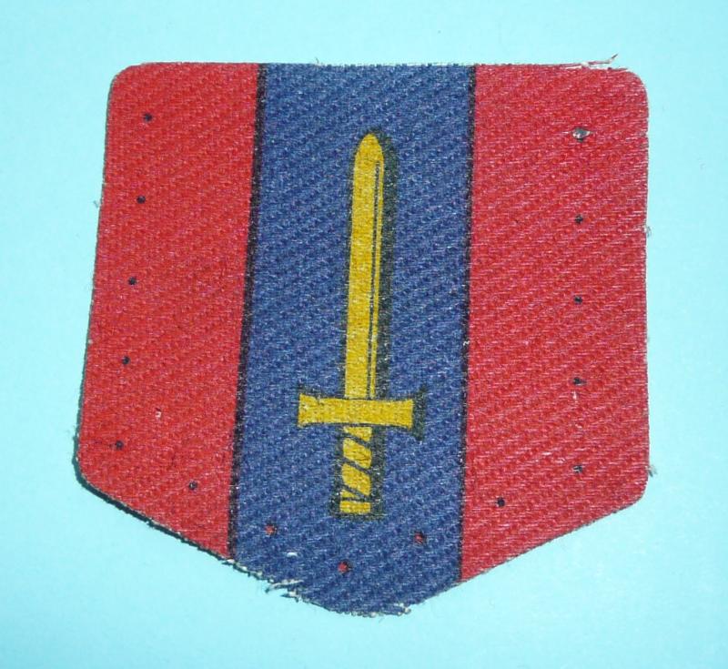 Royal Army Ordnance Corps (RAOC) Army Emergency Reserve Printed Cloth Formation Shoulder Sign Flash Patch Designation Arm Badge