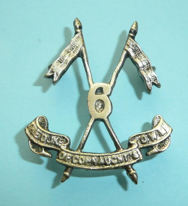 Indian Army Cavalry - 6th Duke of Connaught’s Own Lancers Officer's Silver Plated Cap Badge