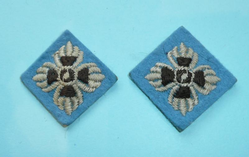 Royal Army Education Corps (RAEC) Officers Woven Cloth Rank Pips Stars