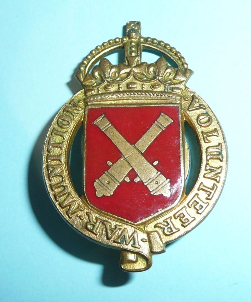 WW1 Home Front - Munition Munitions Volunteer War Worker Red Enamel and Gilding Metal - Foreman's Badge?