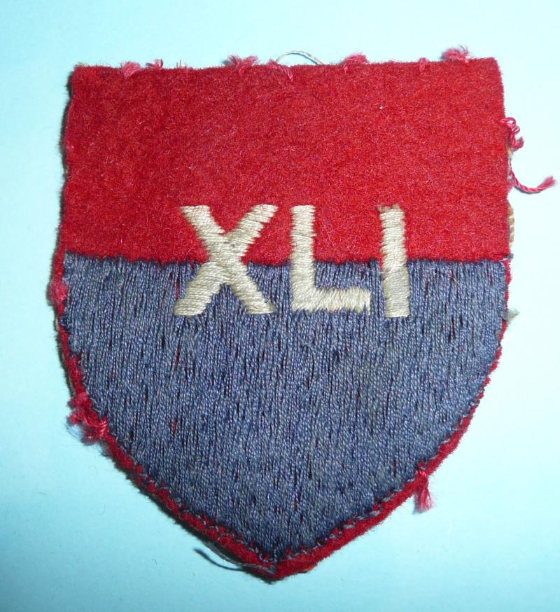 41st AGRA  Army Group Royal Artillery Woven Formation SIgn