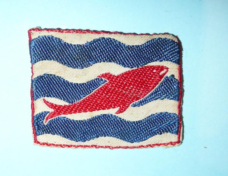 The Quartermaster's Store 2nd Corps Silk Embroidered Cloth Formation Sign