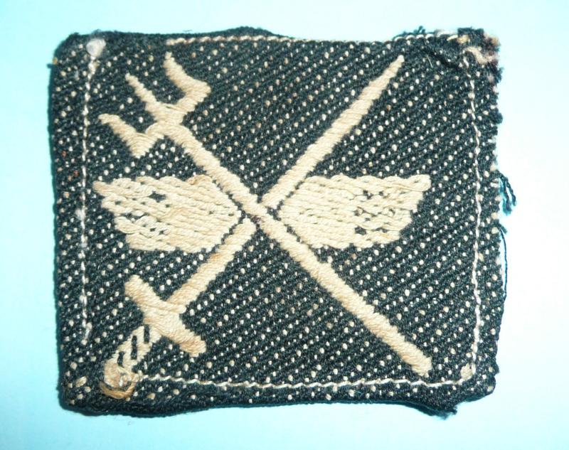 WW2 33rd Indian Corps Brabant Weave Cloth Formation Sign Designation Flash