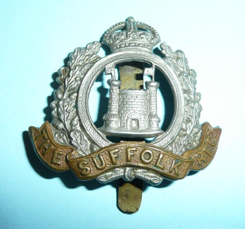 4th / 5th / 6th Battalions ( Territorial ) Suffolk Regiment Bi Metal Cap Badge