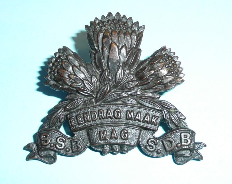 South Africa - SSB / SDB Special Service Battalion Bronzed Cap Badge
